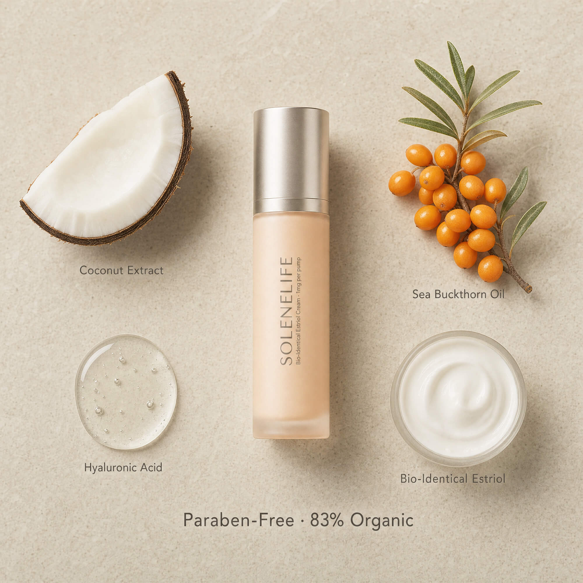 SoleneLife Bio-Identical Estriol Cream