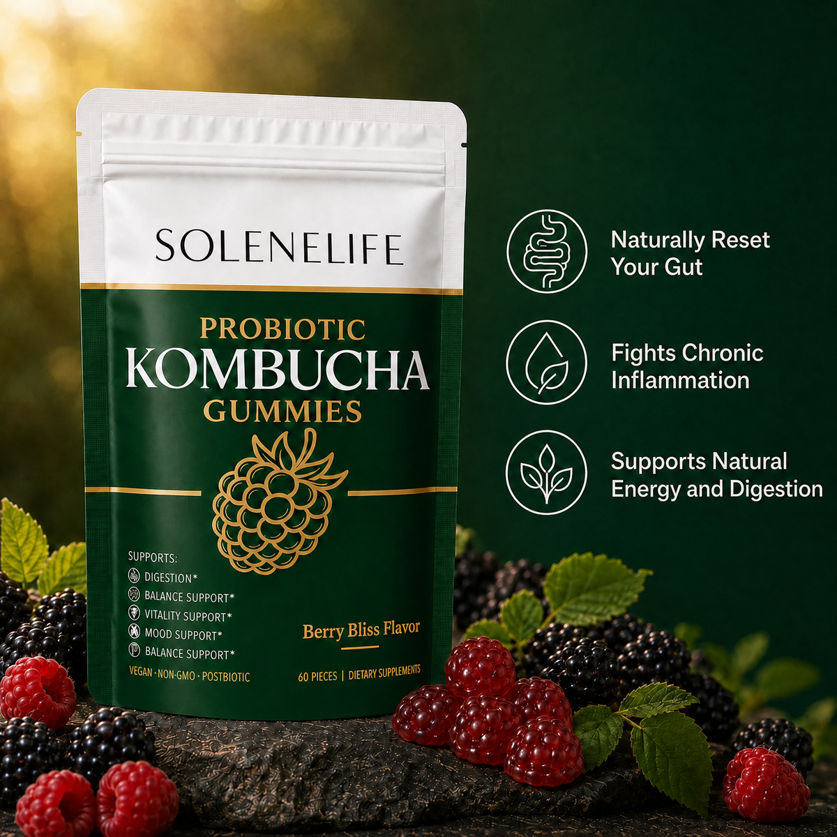 Probiotic Kombucha Gummy