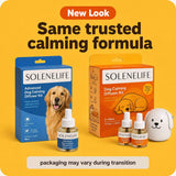 SoleneLife Dog Calming Diffuser Kit new packaging, same trusted calming formula
